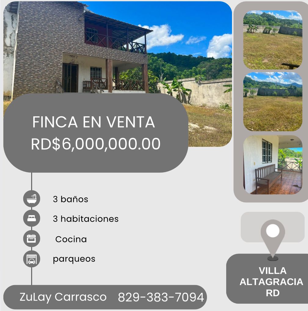 Se Vende Finquita con Potencial en Villa Altagracia  Foto 7273046-1.jpg