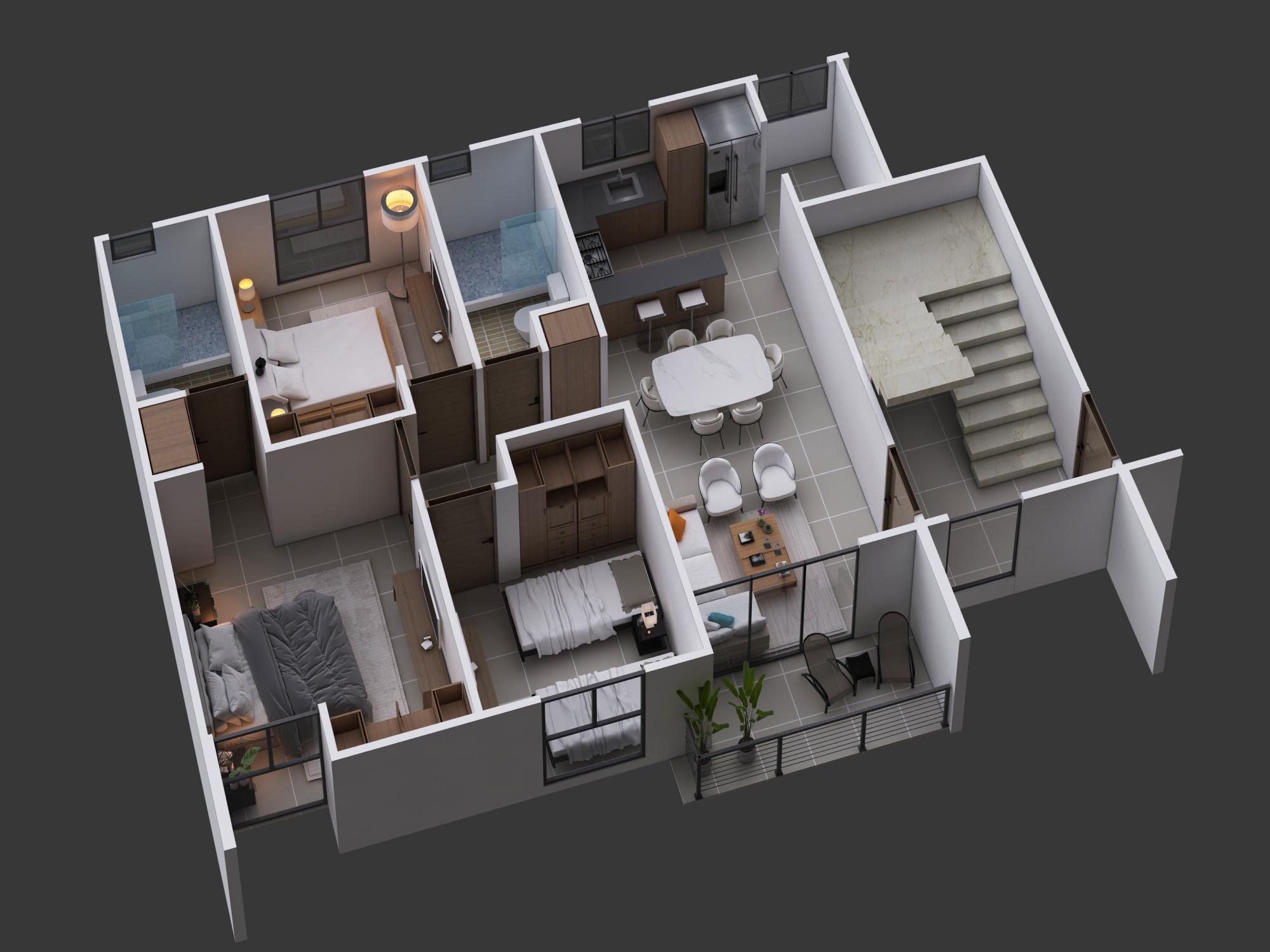 Apartamentos en venta en la Carretera las Palomas Santiago Licey Al Me Foto 7273237-14.jpg