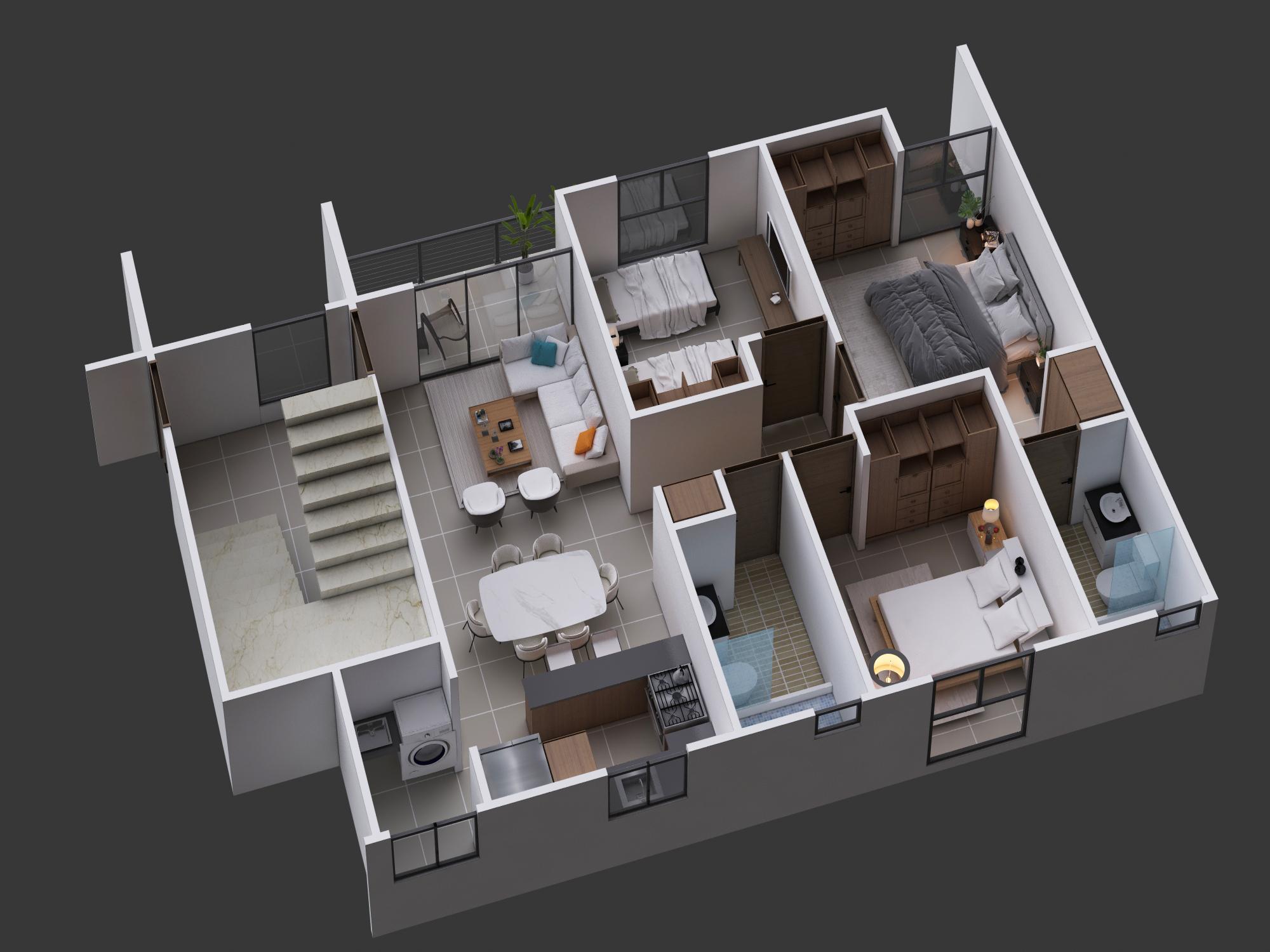 Apartamentos en venta en la Carretera las Palomas Santiago Licey Al Me Foto 7273237-15.jpg