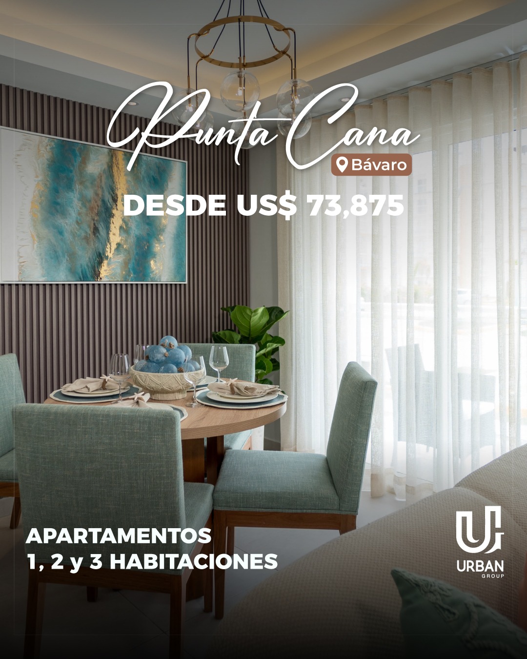 Apartamentos de 1 2 y 3 Habitaciones En Punta Cana desde US 73875 Foto 7273275-3.jpg
