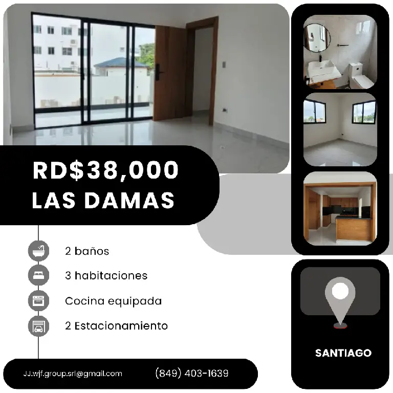 Alquilo este apartamento en Las Damas Santiago Foto 7273280-1.jpg