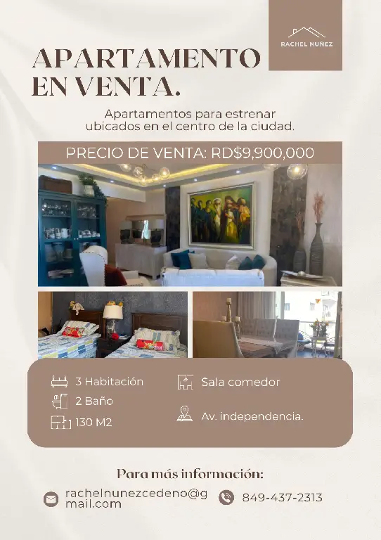 Apartamento de 3 Habitaciones en Venta en la Av. Independencia.  Foto 7273421-1.jpg