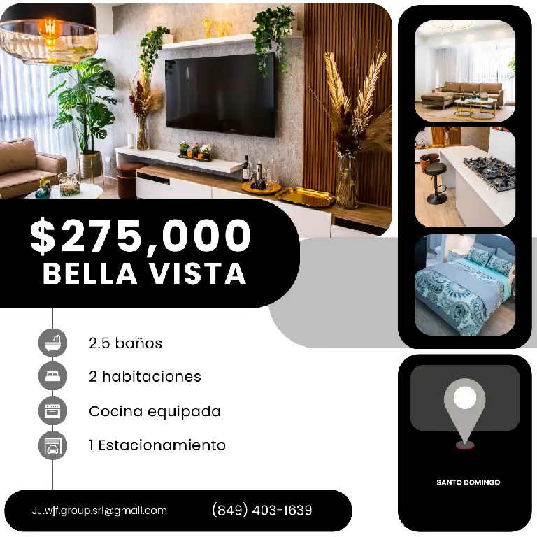 Vendo lujoso apartamento amueblado en Bella Vista  Foto 7273441-1.jpg