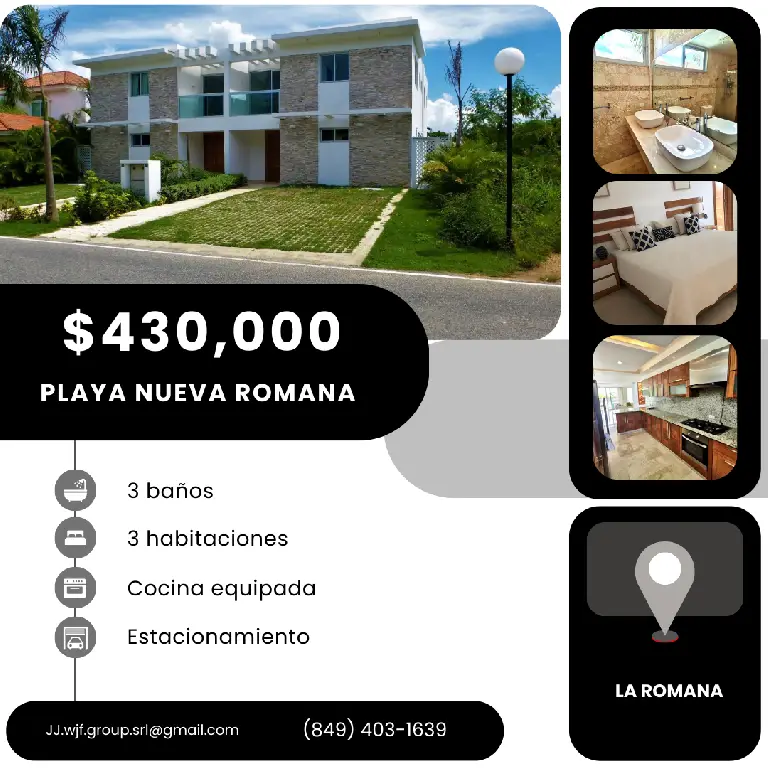 Vendo villa concepto dúplex cerca del Grand Bahía Príncipe en Marina A Foto 7273569-1.jpg