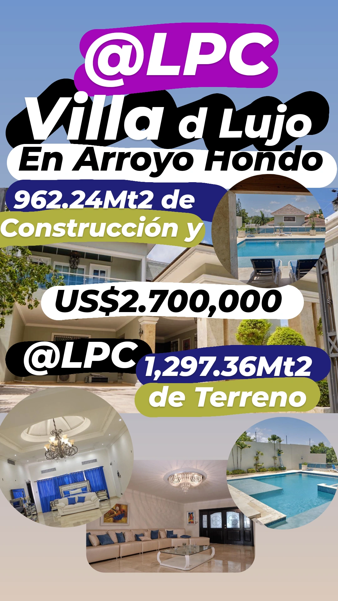 ???? Villa en Venta en Arroyo Hondo Lujo y Comodidad en Cada Rincón de Foto 7273623-1.jpg