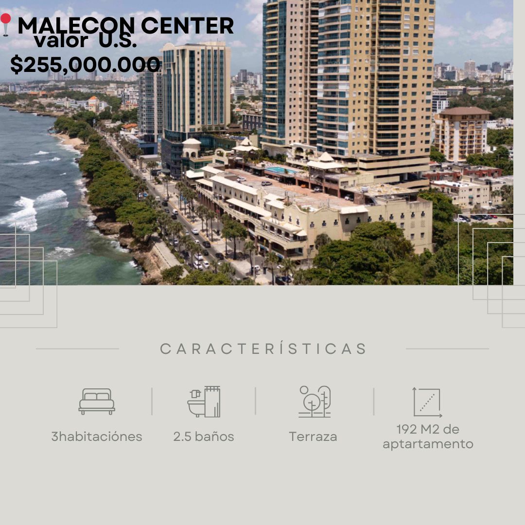 Vendo apartamentos Malecón center en Santo domingo Foto 7273673-1.jpg