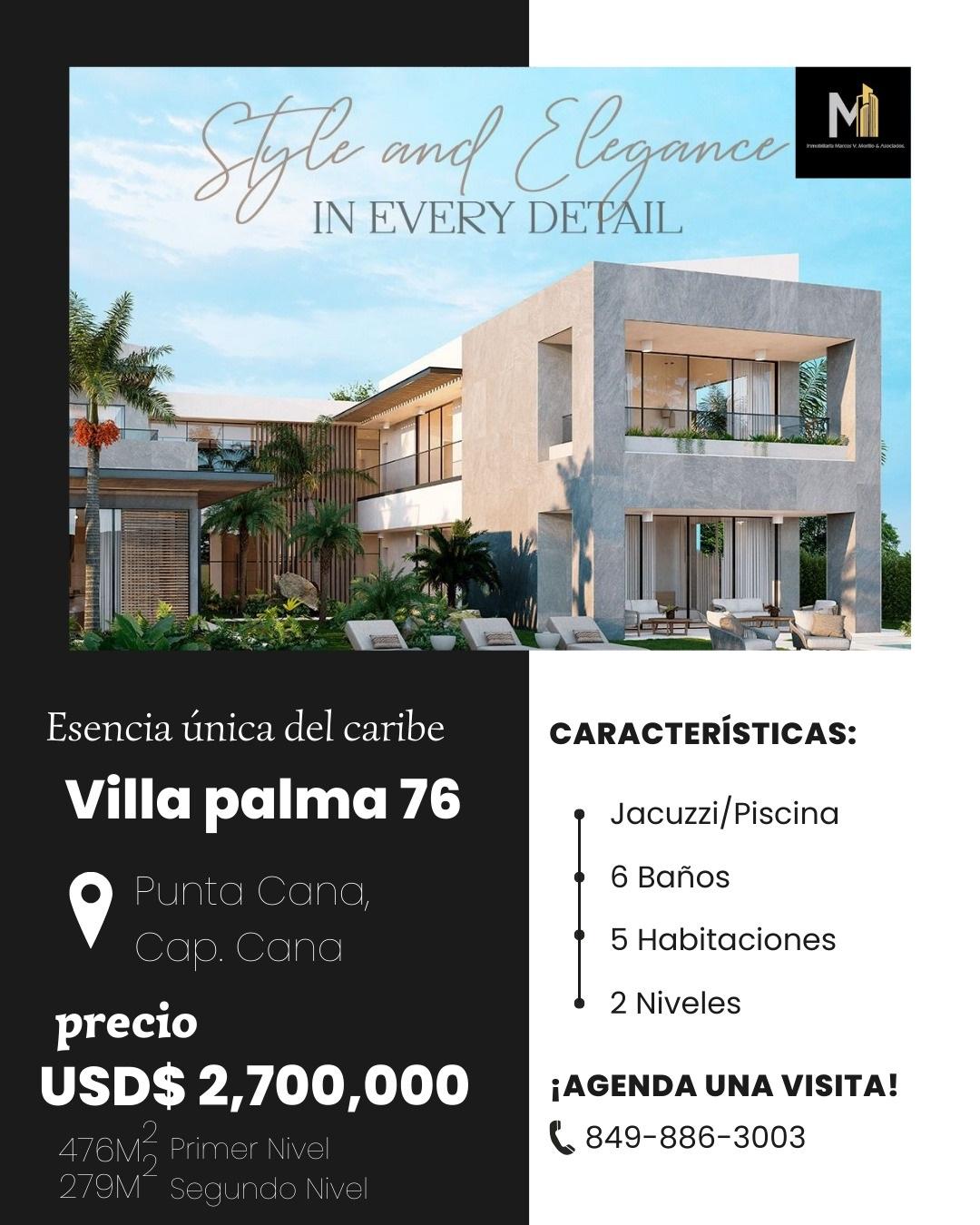Vendo Villa Palma 76 lo mas exclusivo de Cap. Cana Foto 7273907-1.jpg