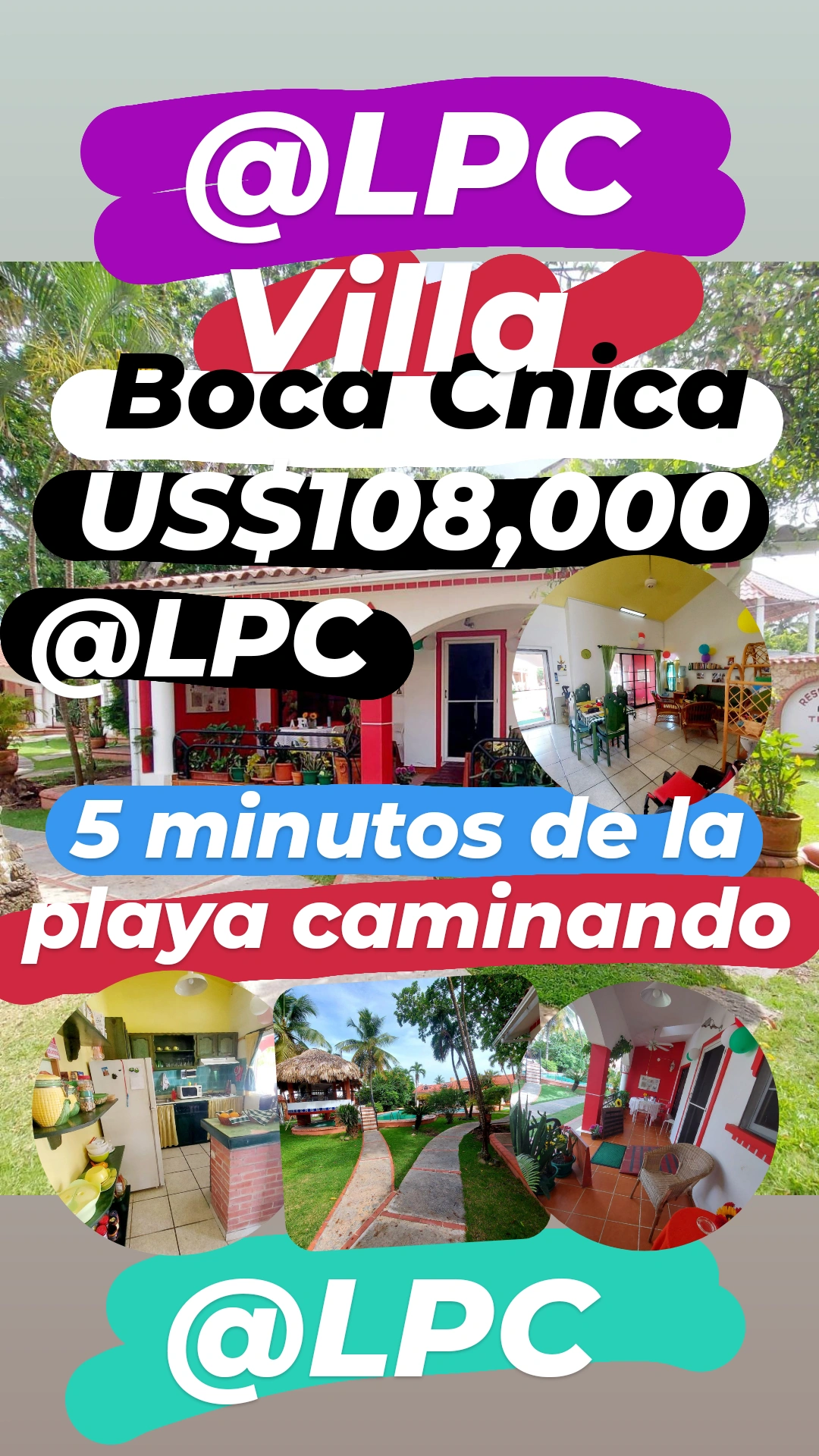 ????Villa en el pleno centro de boca chica  a solo 5 minutos de la pla Foto 7273926-1.jpg