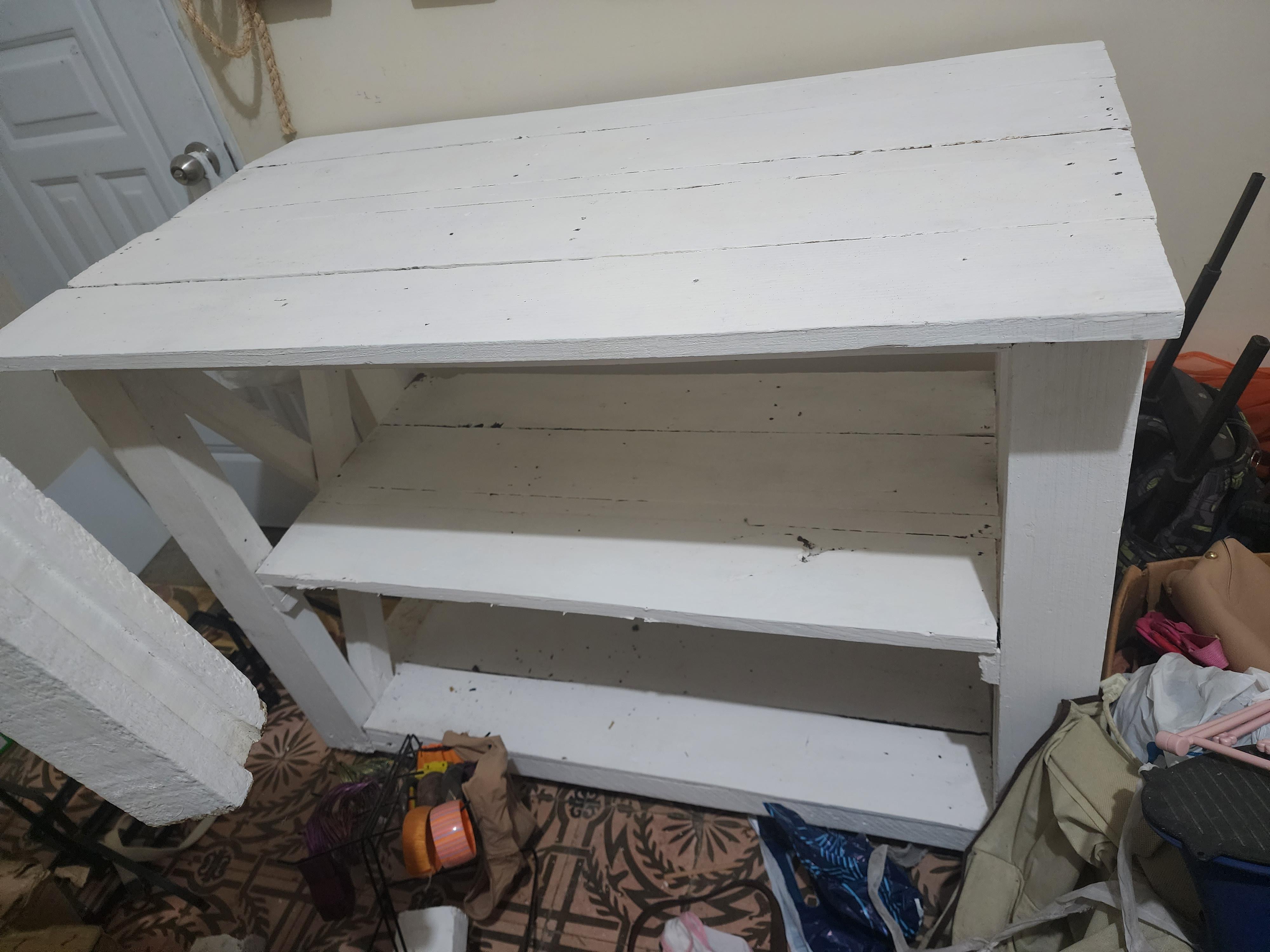 Vendo credenza  repisa mueble en madera multiuso uno blanco uno color  Foto 7273988-1.jpg