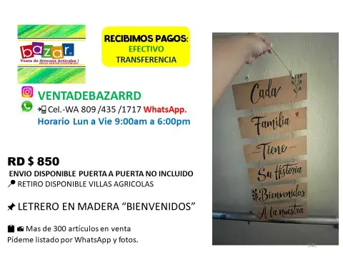 vendo varios letreros pintados a mano y marcos en madera  Foto 7274001-5.jpg