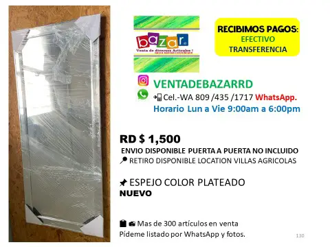 vendo varios espejos uno nuevo el resto usado Foto 7274003-10.jpg