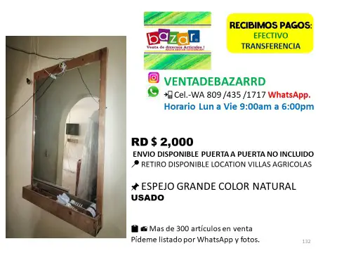 vendo varios espejos uno nuevo el resto usado Foto 7274003-8.jpg