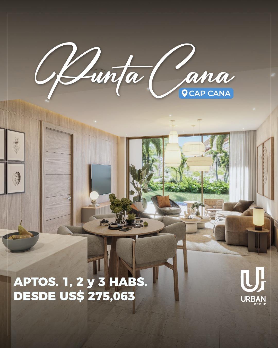 Apartamentos de 1 2 y 3 Habitaciones en Cap Cana Foto 7274220-3.jpg