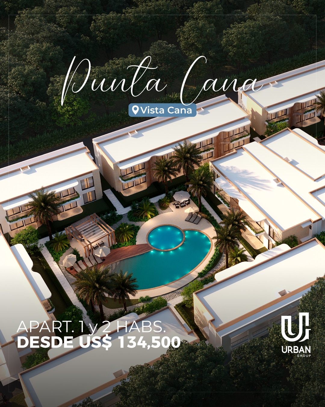 Apartamentos de 1 y 2 Habitaciones en Vistacana Punta Cana Foto 7274225-1.jpg