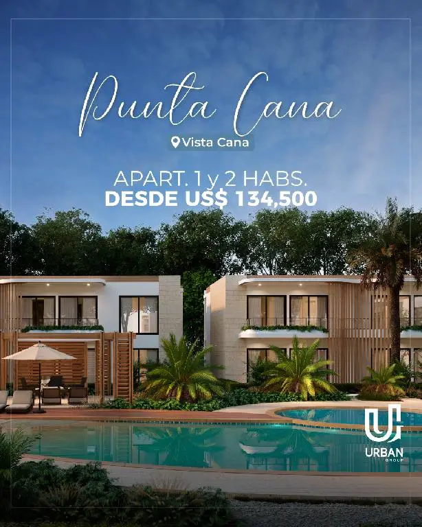 Apartamentos de 1 y 2 Habitaciones en Vistacana Punta Cana Foto 7274225-2.jpg