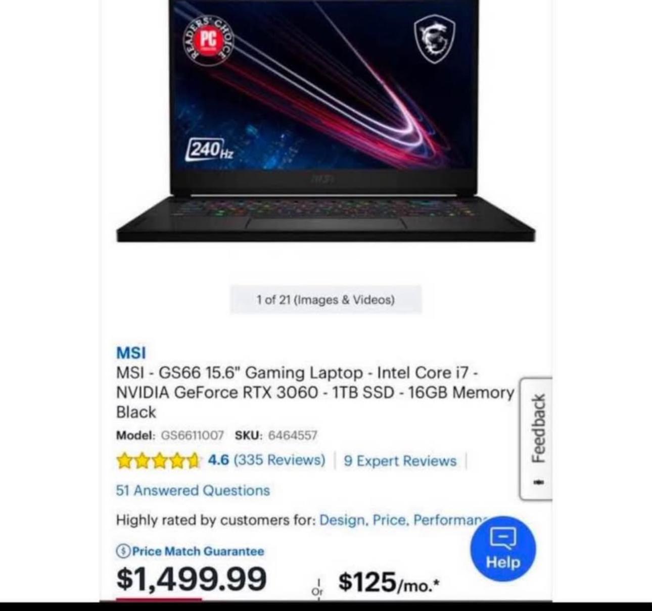 Oferta Flash se vende Laptop Gamer MSI pantalla danada Foto 7274425-4.jpg