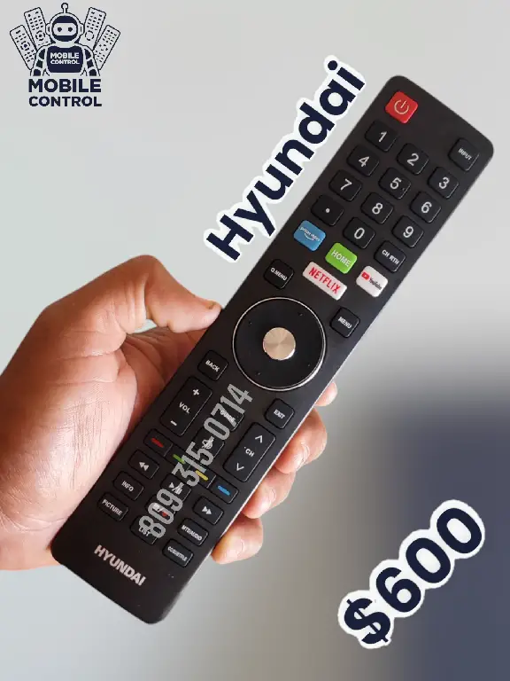 Control Hyundai konka american RCA para Smart TV  Foto 7274453-1.jpg