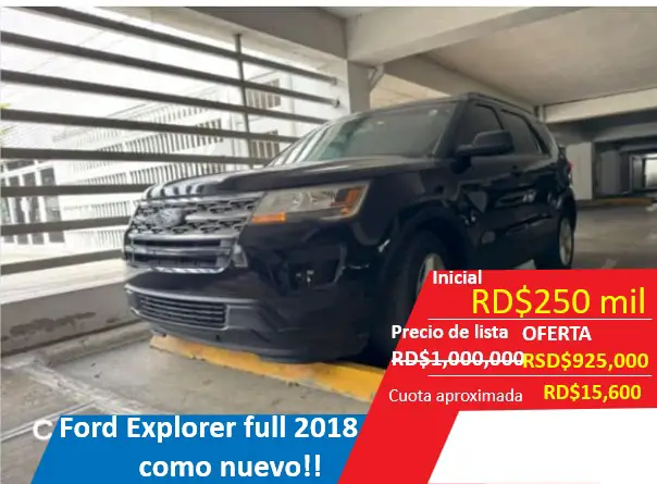 FORD EXPLORER NEGRA 2018 AMERICANO RECIEN IMPORTADO Foto 7275082-1.jpg