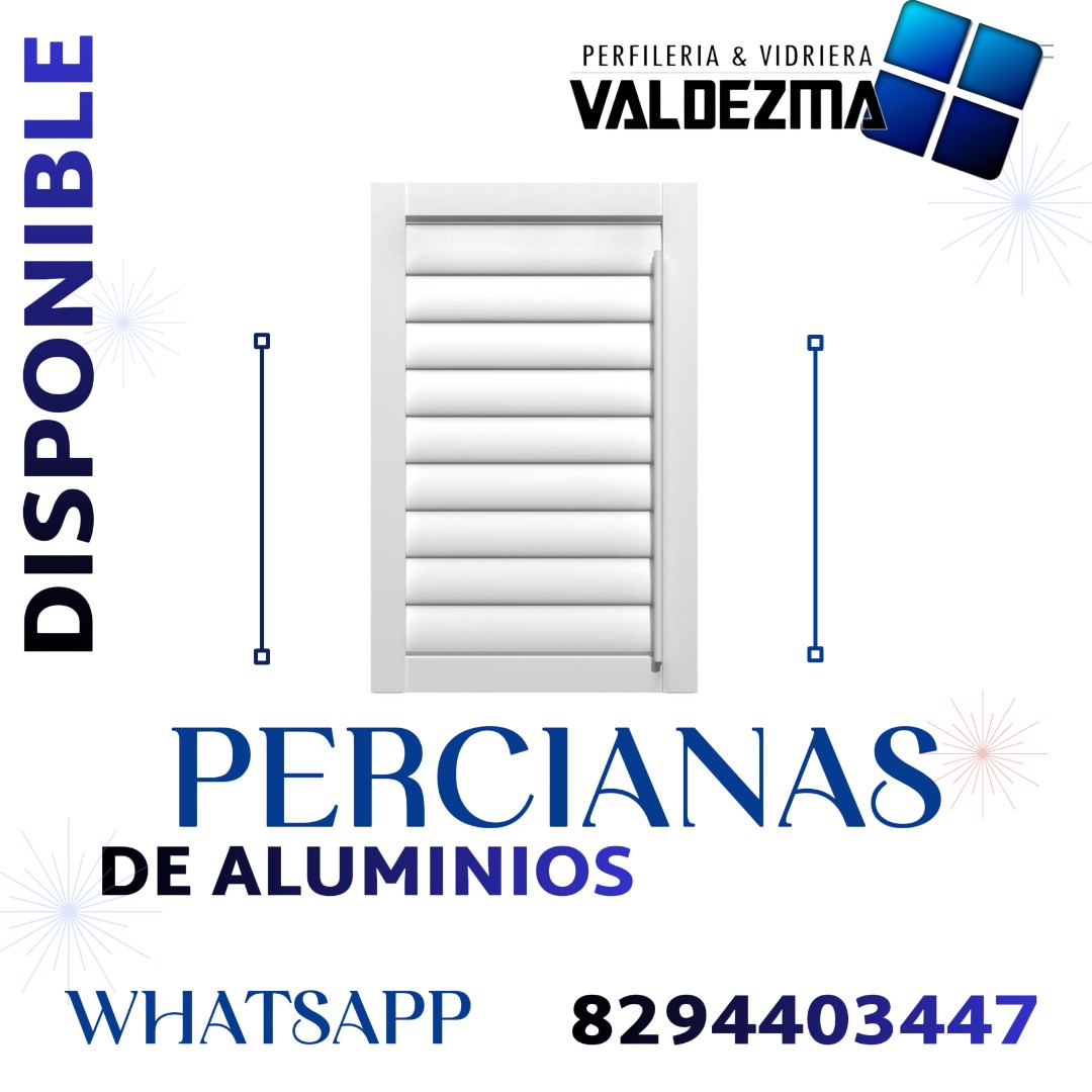 PERCIANAS DE ALUMINIO DISPONIBLE DE VALDEZMA  Foto 7275283-1.jpg
