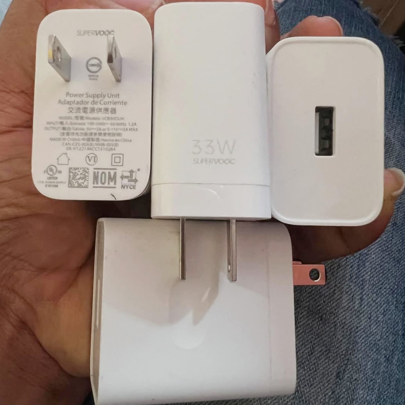 Cargador cabeza Supervooc original carga rápida 33w 1M garantia Foto 7275574-1.jpg