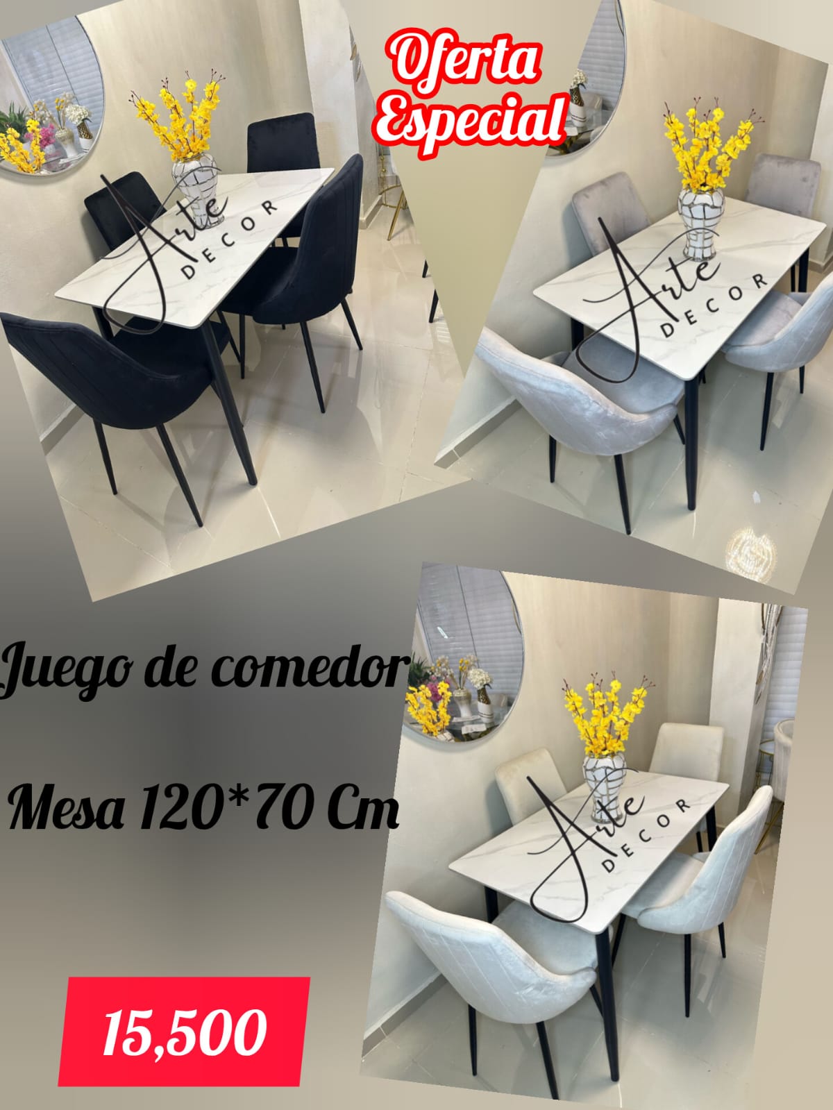 Juego de comedor 4 sillas  Foto 7275627-1.jpg
