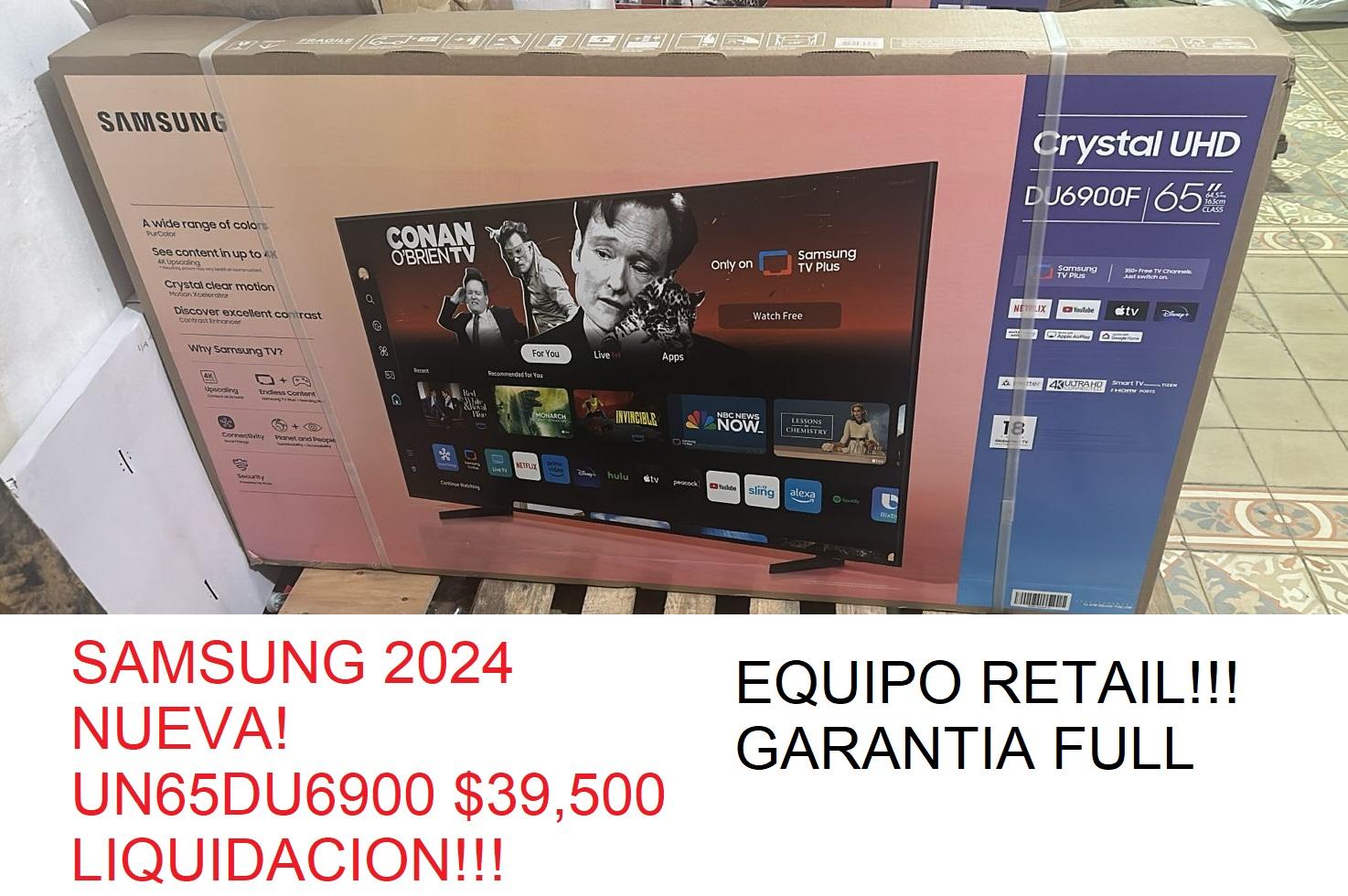 TV SAMSUNG 65 PG. UN65DU6900 2024 NUEVO ULTIMO MODELO  Foto 7276574-1.jpg