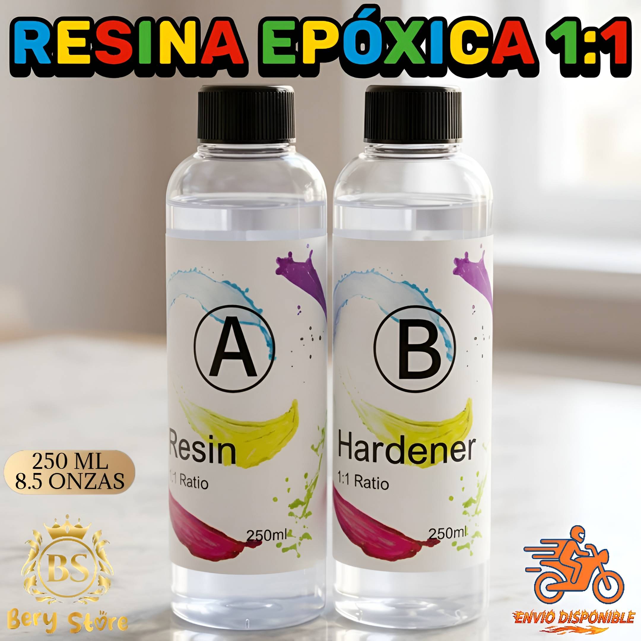 RESINA EPOXICA 1 A 1  RESINA EPOXY  RESINA PARA MANUALIDADES  RENINA P Foto 7278351-11.jpg