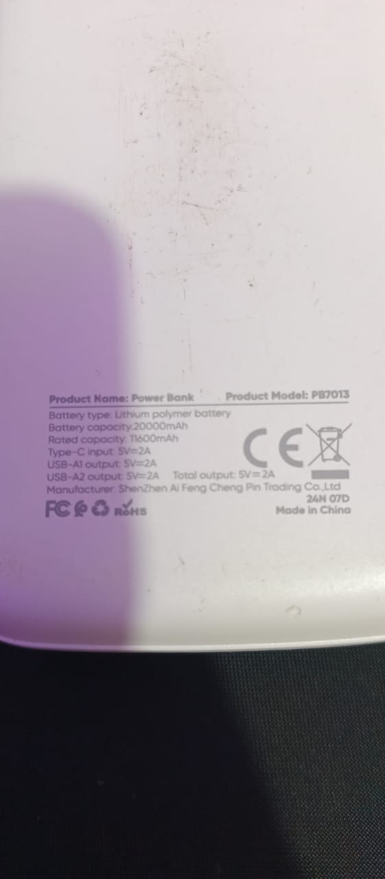Vidvie Power Bank 20000 mAh Foto 7278439-3.jpg