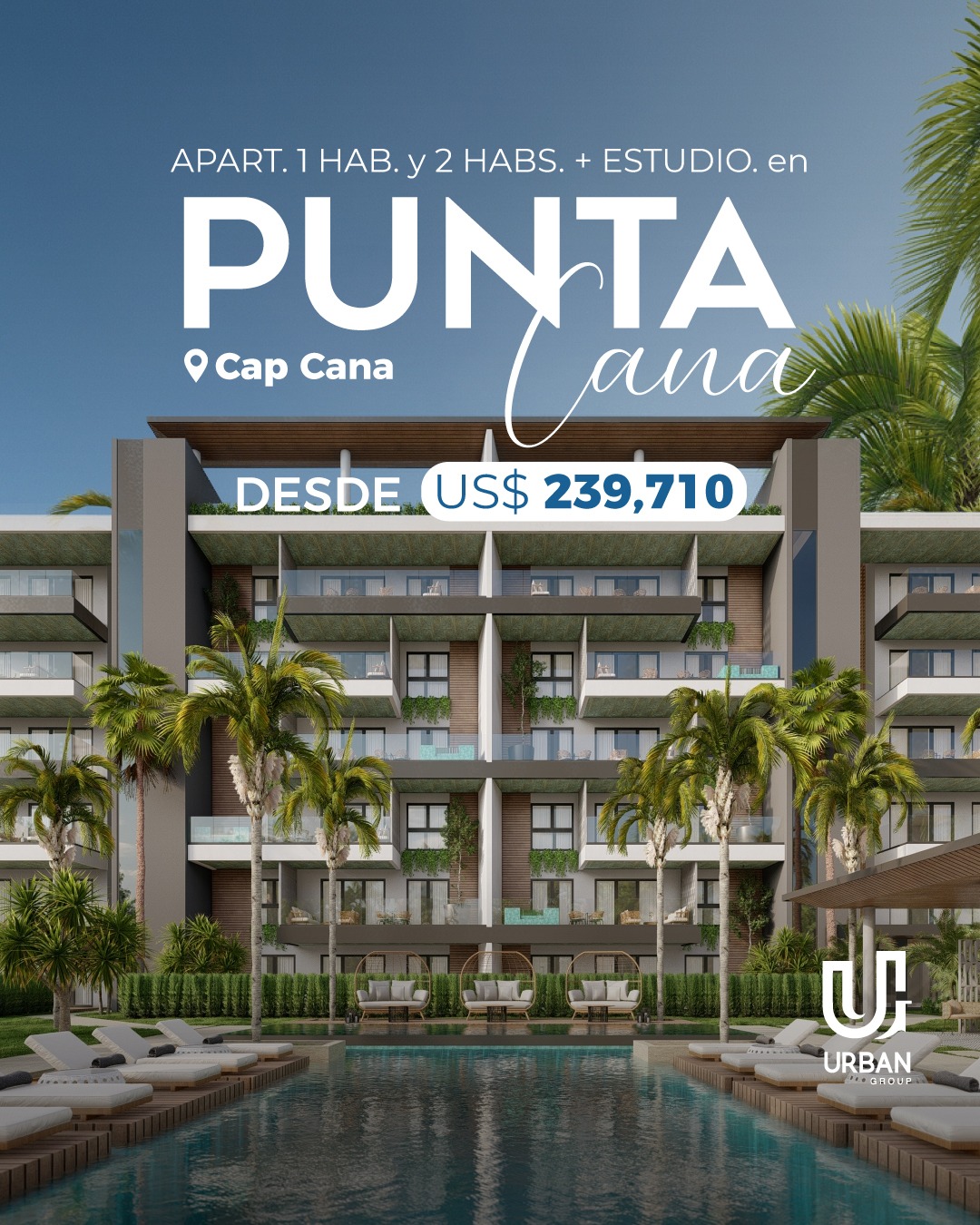 Apartamentos de 1 y 2 Habitaciones  Servicio en Cap Cana Foto 7278605-1.jpg