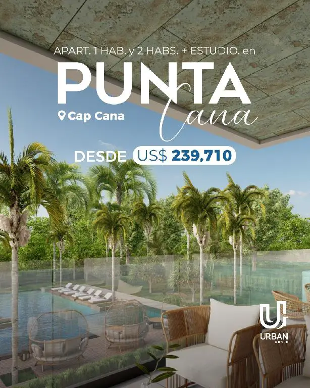 Apartamentos de 1 y 2 Habitaciones  Servicio en Cap Cana Foto 7278605-2.jpg