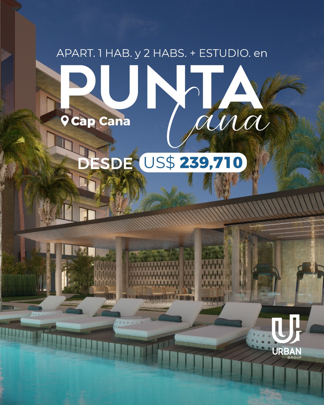 Apartamentos de 1 y 2 Habitaciones  Servicio en Cap Cana Foto 7278605-3.jpg