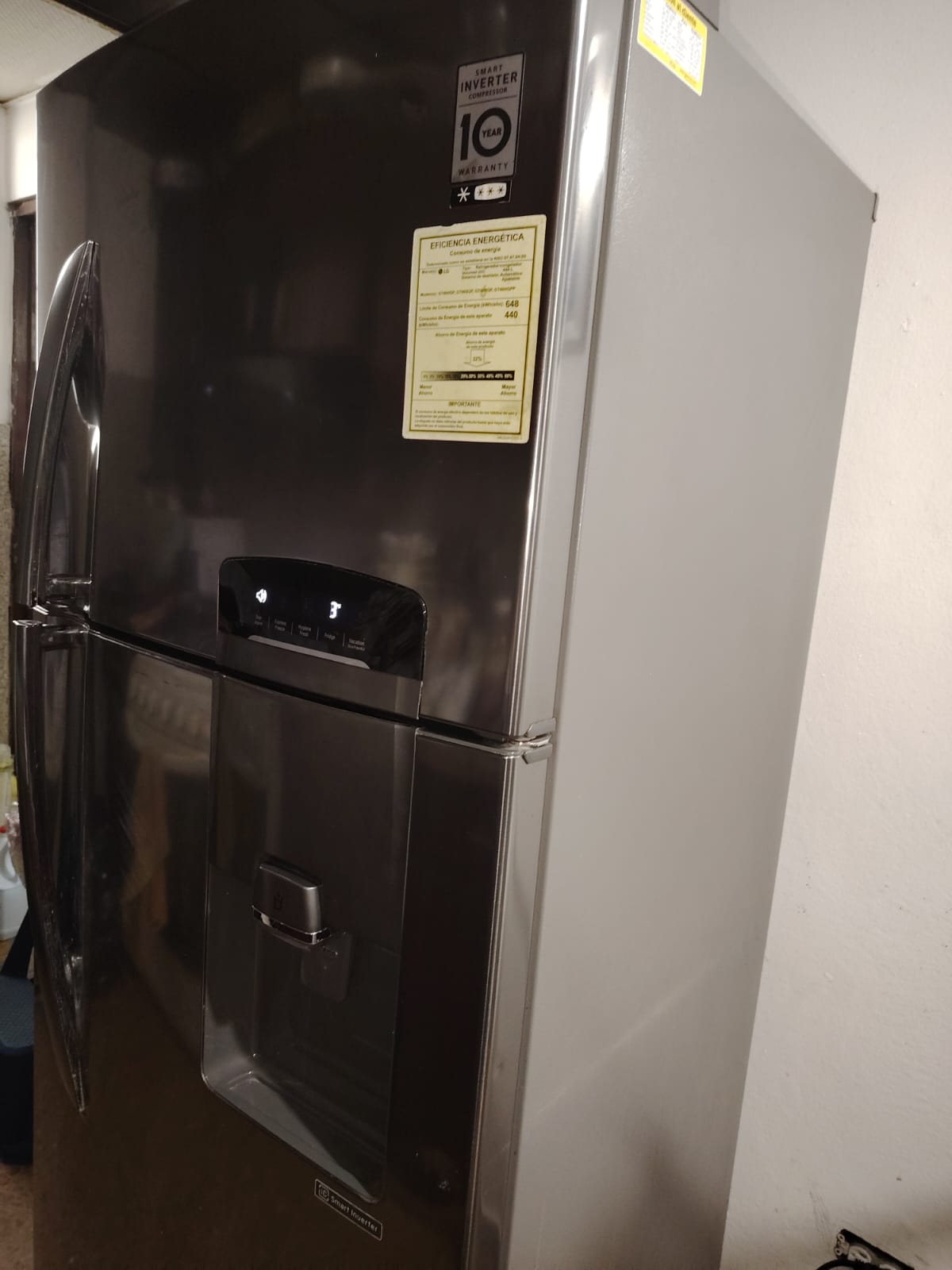 NEVERA LG 30 PIES CUBICO SMART INVERTER MODELO GT46SGP Foto 7279576-1.jpg