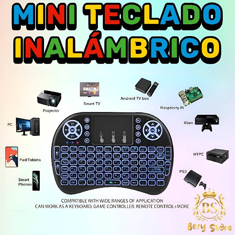 MINI TECLADO INALAMBRICO PARA TV / MINI TECLADO BLUETOOTH Foto 7279577-2.jpg