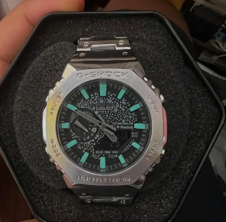CASIO G-SHOCK Octagonal resina fibra carbono luz led 1m Garantia Foto 7280261-1.jpg