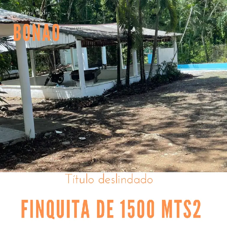 Finquita de 1500 Mts2 con casa campestre y piscina en Masi Pedro de Bo Foto 7280415-1.jpg