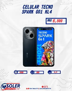 Celular tecno spark go1 kl4 Foto 7280490-1.jpg