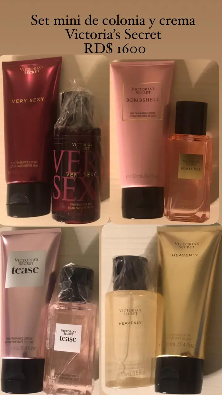 Set Mini de crema y colonia  Fine Fragance Victorias Secret   Foto 7280576-1.jpg