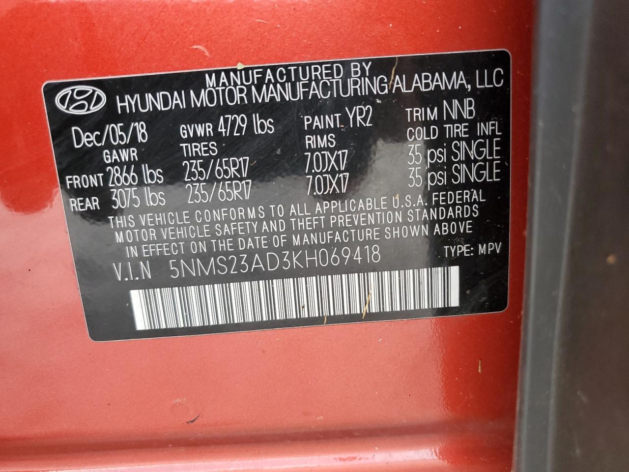 HYUNDAI SANTA FE 2019 Foto 7280617-13.jpg