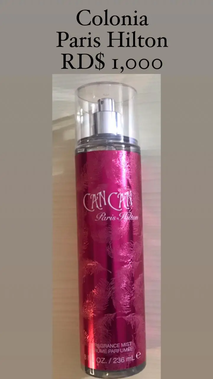 Colonias Can Can Paris Hilton Bath  Body Works Victoria’s Secret Pink  Foto 7280962-1.jpg