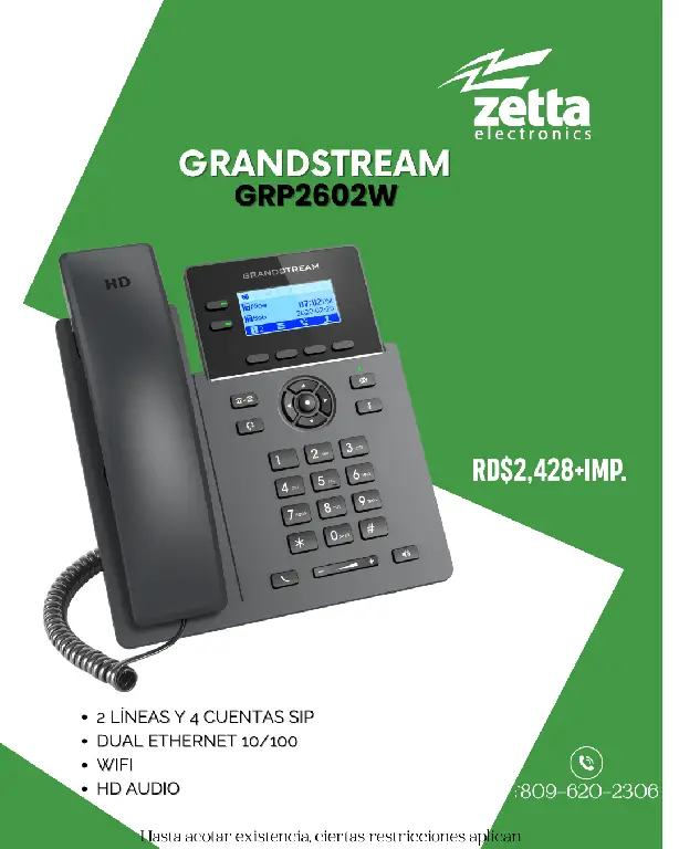 GRANDSTREAM GRP2602W  Foto 7281083-1.jpg