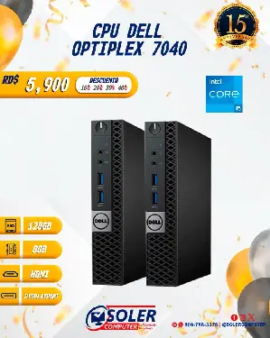 Computadora CPU Dell Optiplex 7040 Micro Foto 7281638-1.jpg