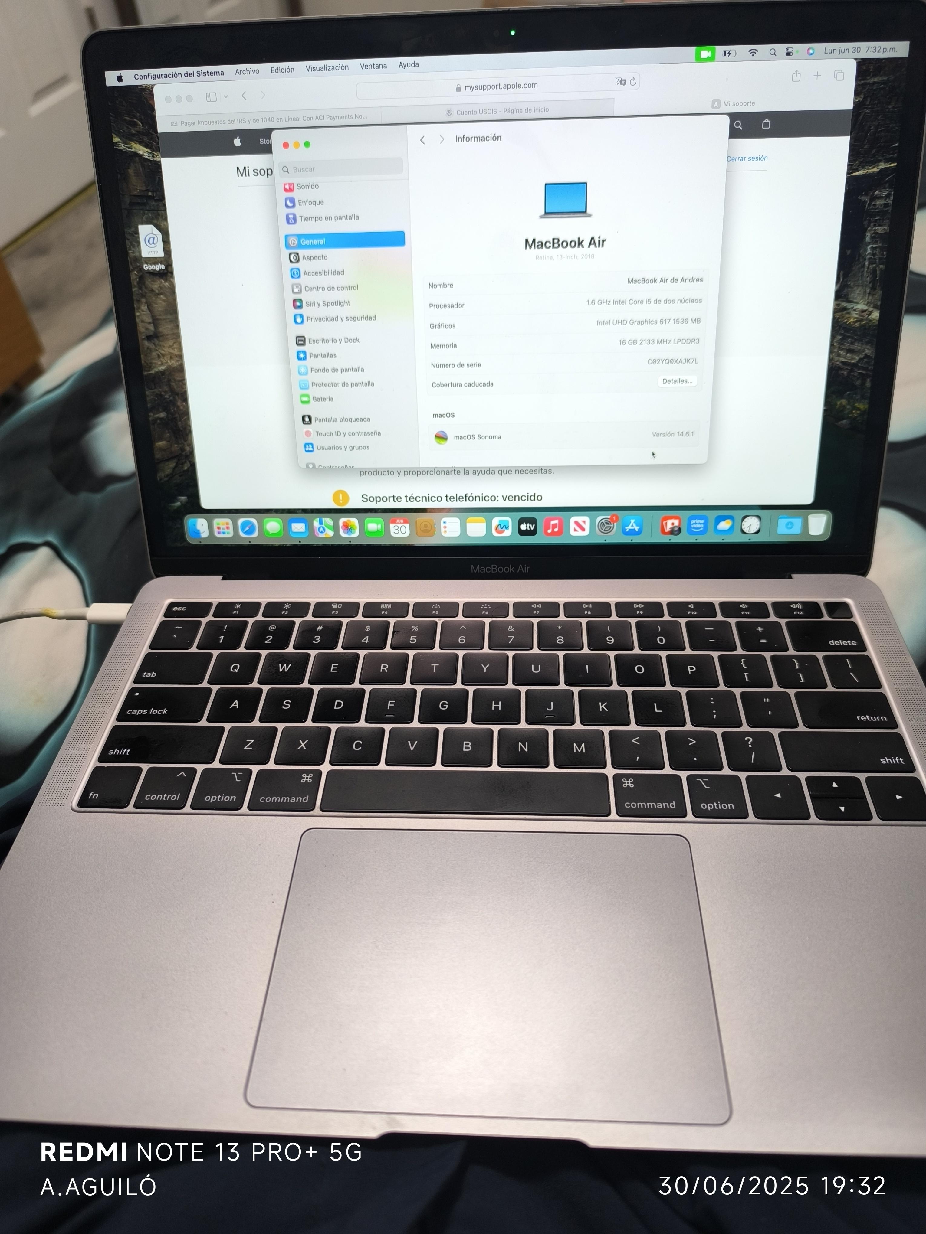 MacBook air 2019 en Santo Domingo Este Foto 7281932-2.jpg