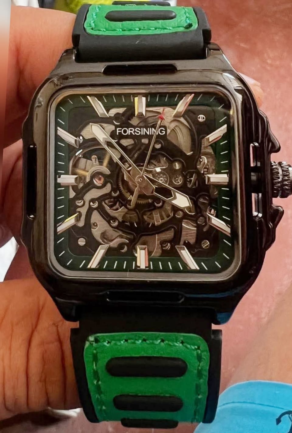 Reloj Forsining Diseño transparente resistente al agua 30mtrs pulsera Foto 7282042-1.jpg