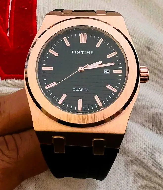 Reloj Pin Time rosé Gold pulsera silicona Ace/inox Foto 7282193-1.jpg