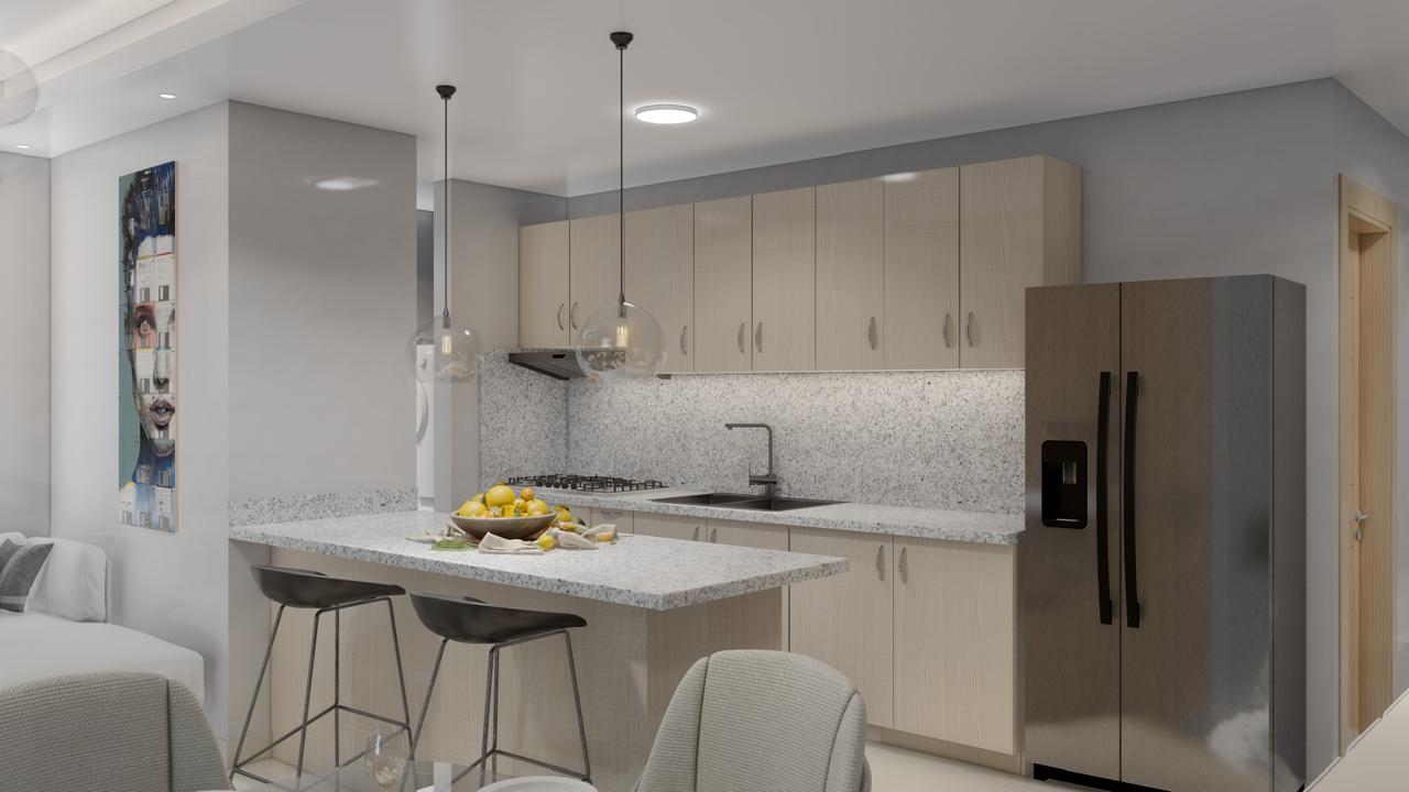 Apartamento de 2 Habitaciones en Venta en los Respaldo los 3 Ojos.  Foto 7284900-3.jpg