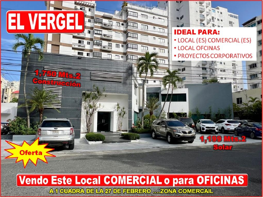 VENDO LOCAL COMERCIAL O DE OFICINAS EN EL VERGEL 1750 Mts.2 DE OPORTUN Foto 7289003-1.jpg
