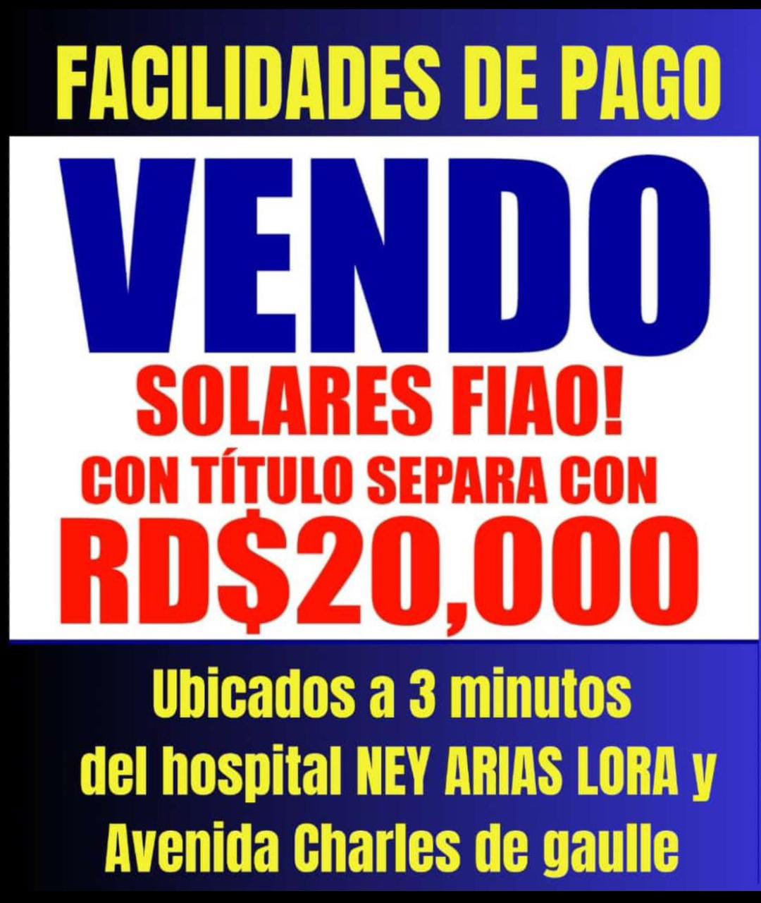 Solares con Titulos Prox Ney Arias Lora y Av C de Gaulle Financiamient Foto 7289356-2.jpg