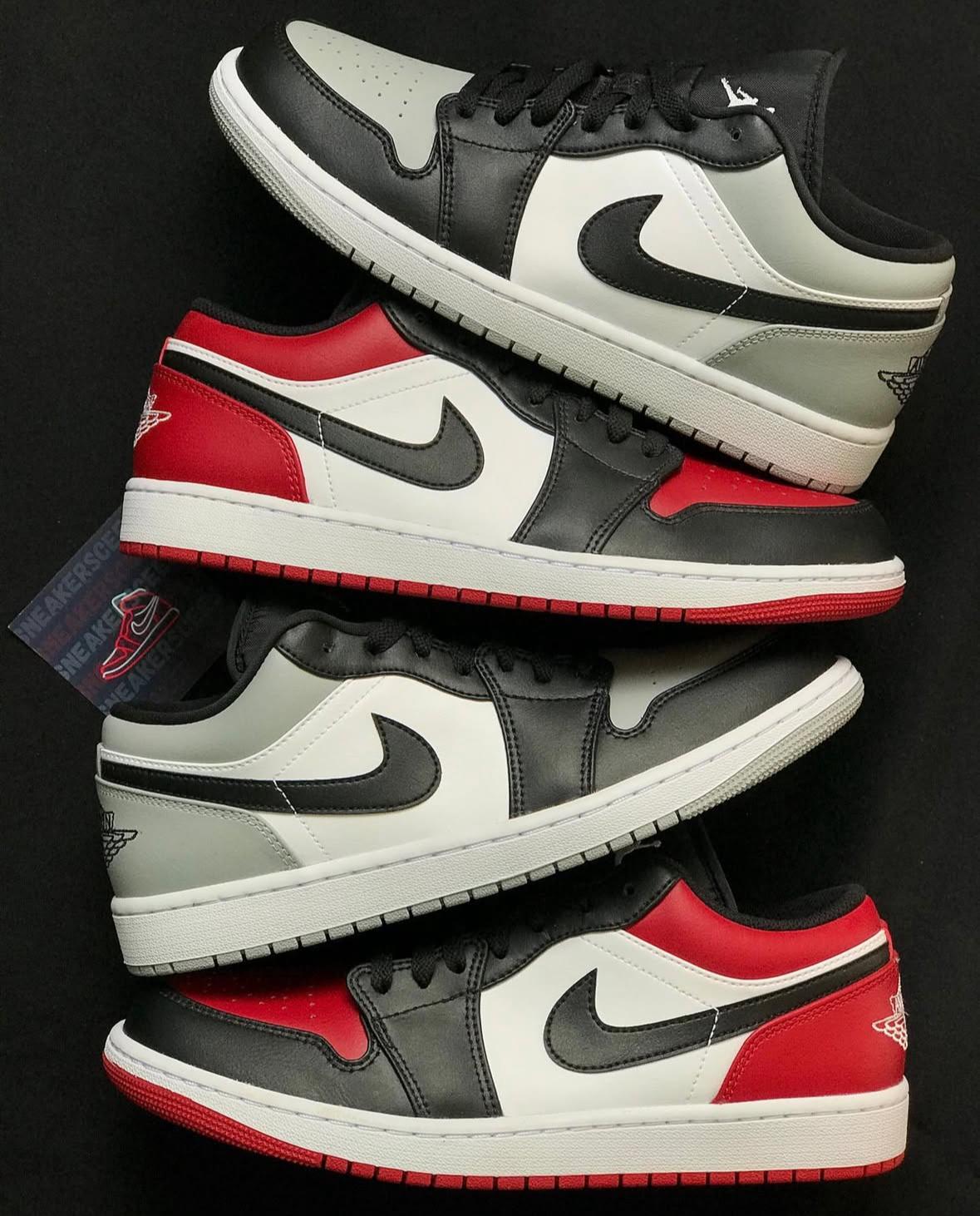 Tenis Sneakers Nike Air Jordan Retro 1 Low Bred Toe Original 2K26 Foto 7293519-5.jpg