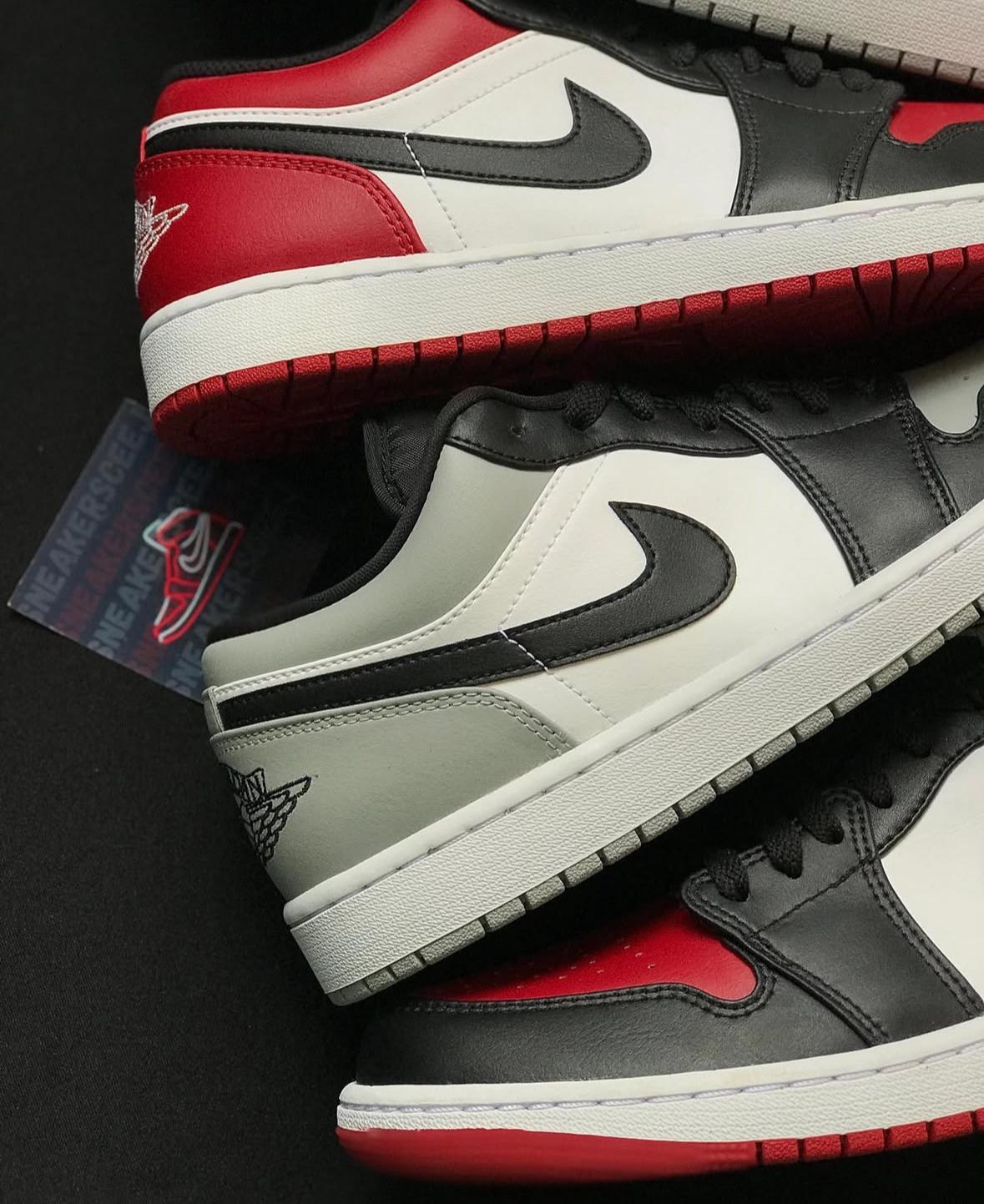 Tenis Teni Nike Air Jordan Retro 1 Low Bred Toe Original 2K26 Foto 7293521-5.jpg