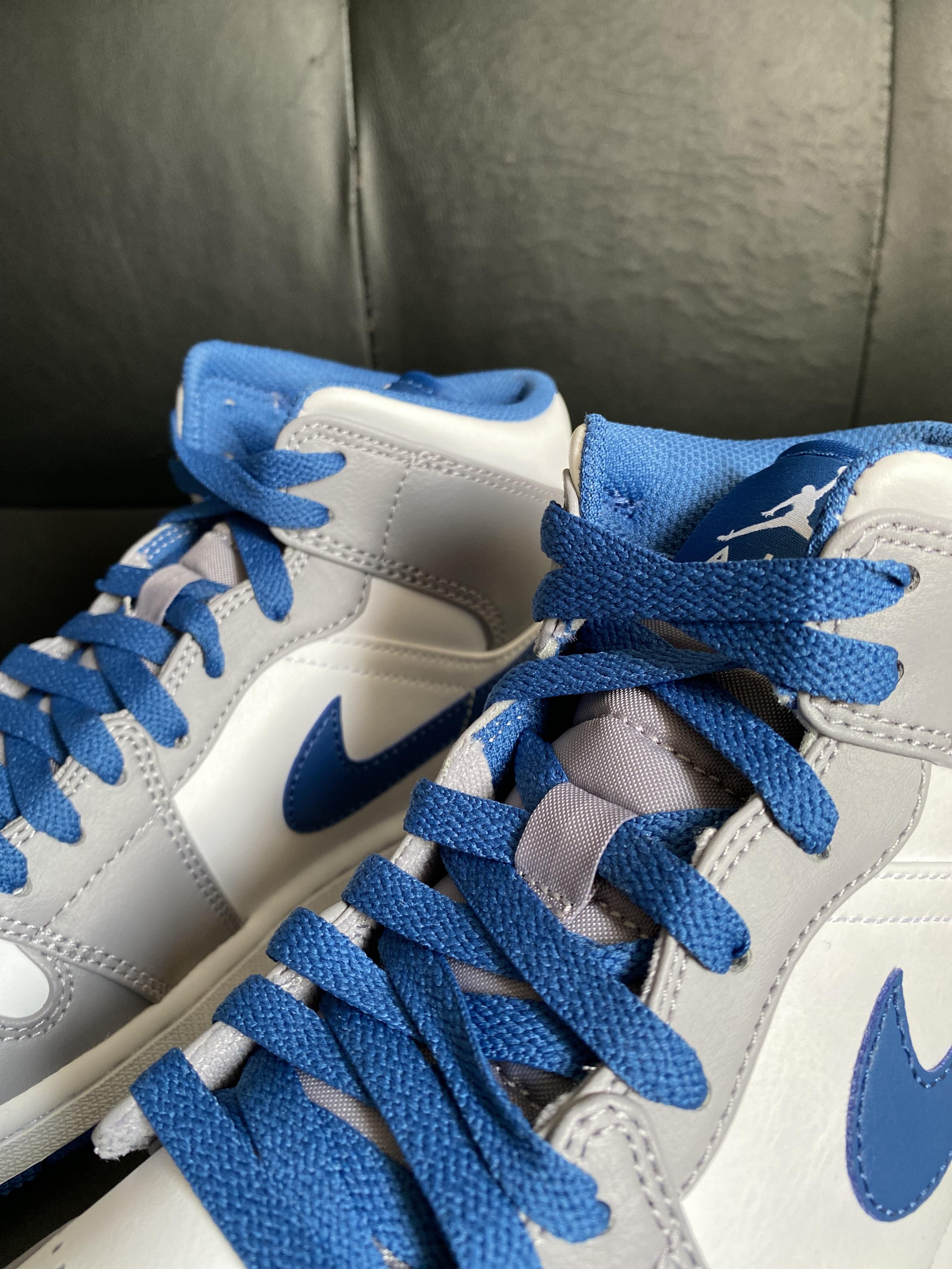 Tenis Sneakers Teni NIKE AIR JORDAN 1 MID TRUE BLUE Originales 2K26 Foto 7293525-10.jpg